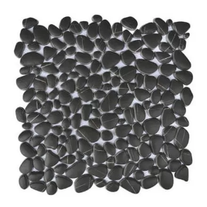 Sahara Noir Pebble - glass tile